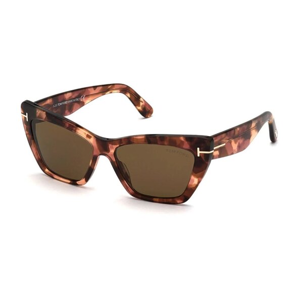 NEW TOM FORD SUNGLASSES HAVANA WOMEN CAT EYE EYEWEAR - Picture 1 of 3